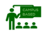 Indicates course is delivered on campus